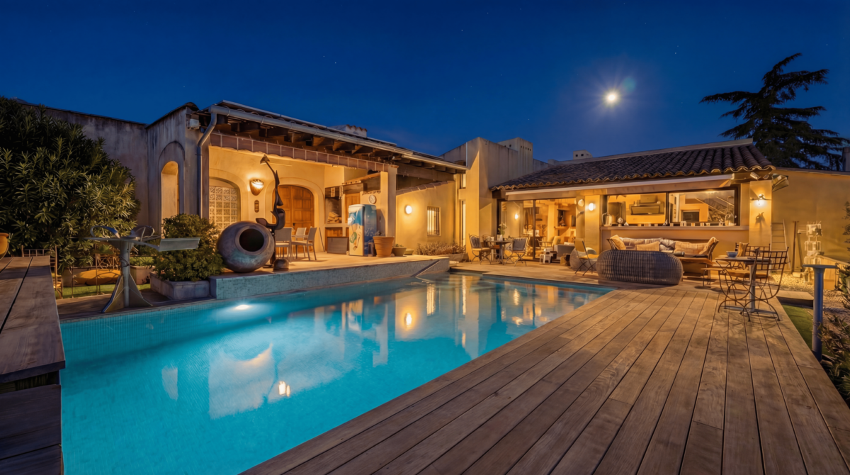 Villa d&rsquo;exception à Juvignac : 316 m2 habitables sur magnifique terrain avec piscine intérieure & extérieure