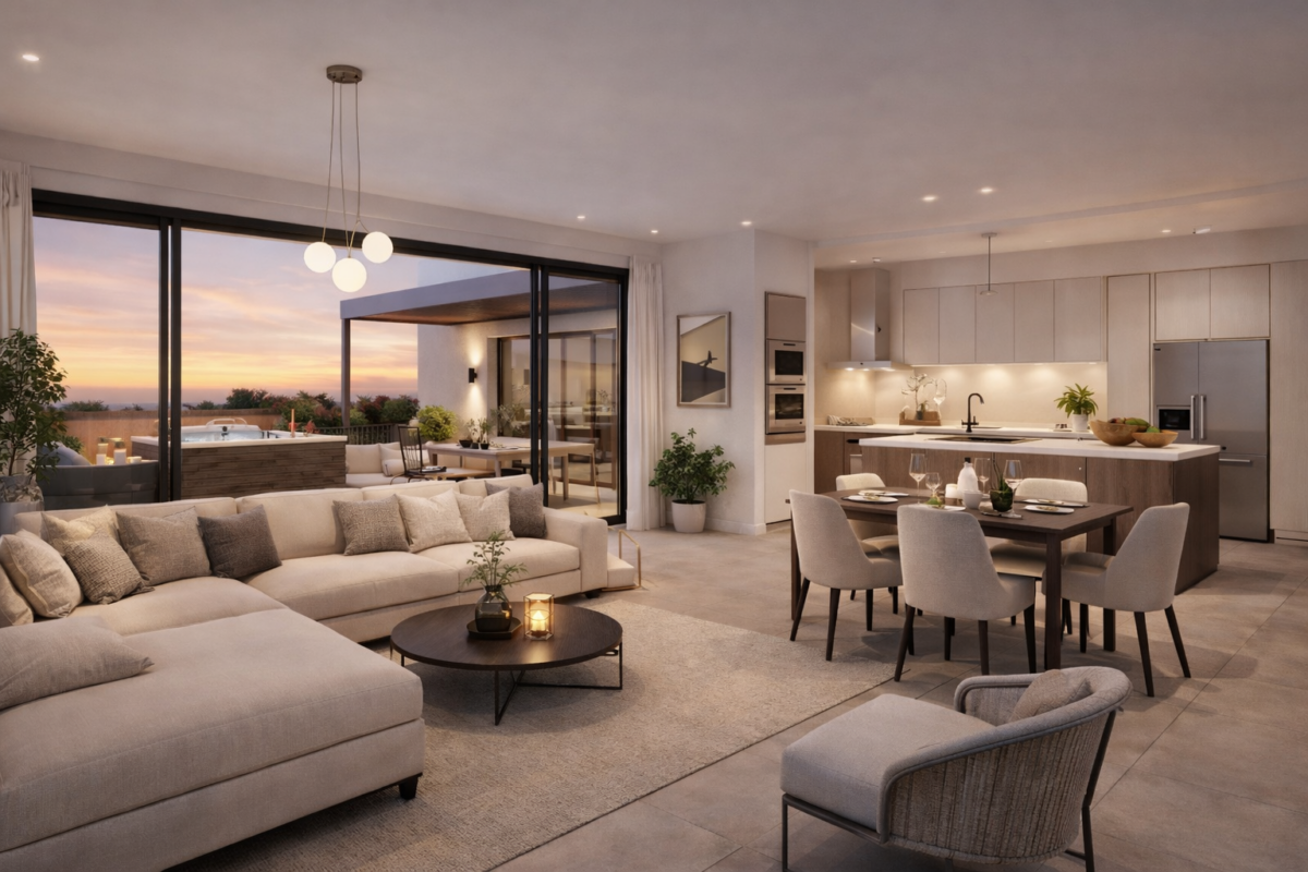 MAUGUIO ROOFTOP T4 101 m2 + 56 M2 DE TERRASSE VUE DEGAGEE