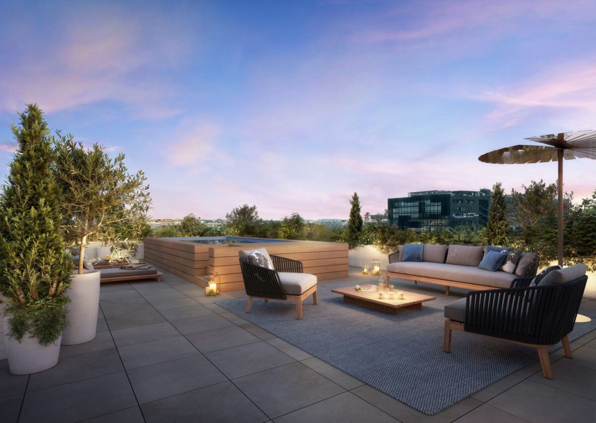 MONTPELLIER NOUVELLE MAIRIE VILLA SUR LE TOIT DE PLAIN PIED 121 m2  AVEC 144 M2 DE TERRASSE