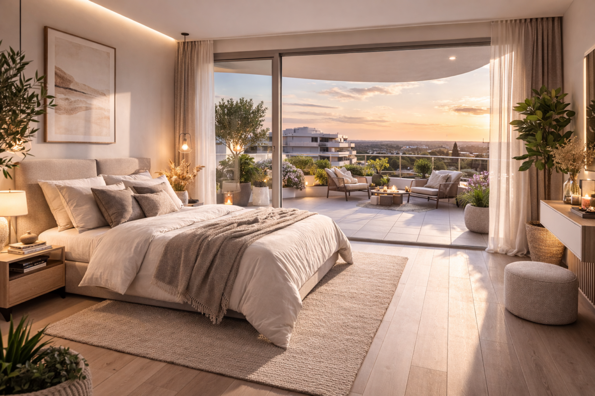 LATTES T3 DE 65 M2 AVEC 14 M2 DE TERRASSE